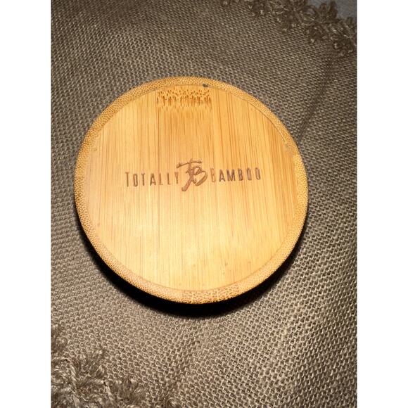Moso Bamboo Salt Box Cellar with SALT Engraved On Top Magnetic Swivel Lid GUC - Picture 5 of 5